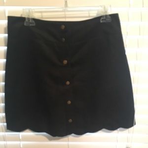 Xhilaration Faux suede mini skirt. Sz M